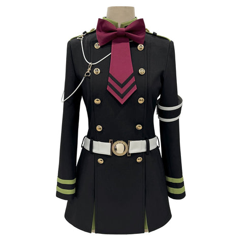 Seraph of the End: Shinoa Hīragi – Moon Demon Company Squad Leader Cosplay Uniform Set - Coscosmos