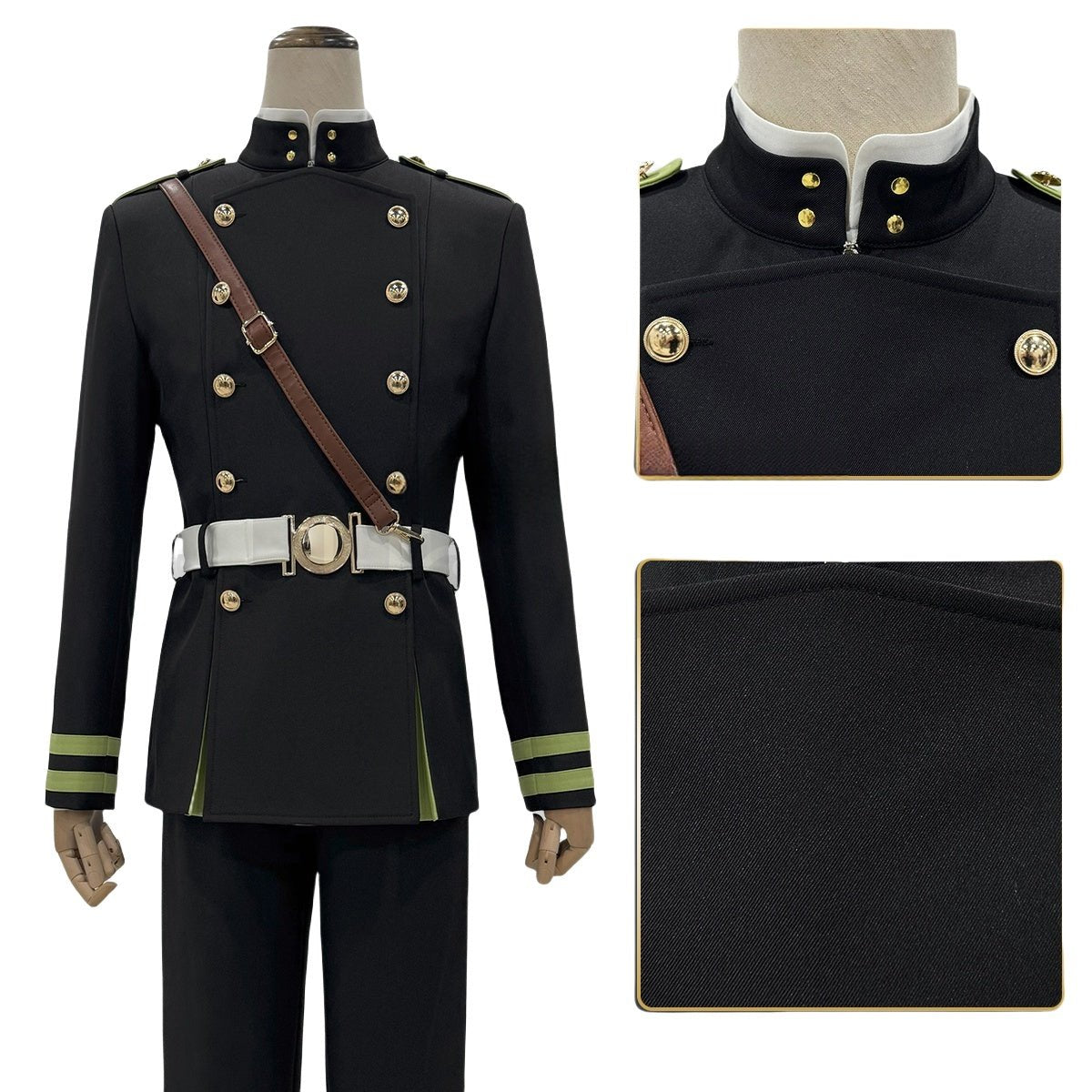 Seraph of the End Yuichiro Hyakuya Moon Demon Army Cosplay Costume - Anime Cosplay Outfit - Coscosmos
