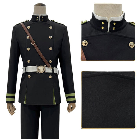 Seraph of the End Yuichiro Hyakuya Moon Demon Army Cosplay Costume - Anime Cosplay Outfit - Coscosmos