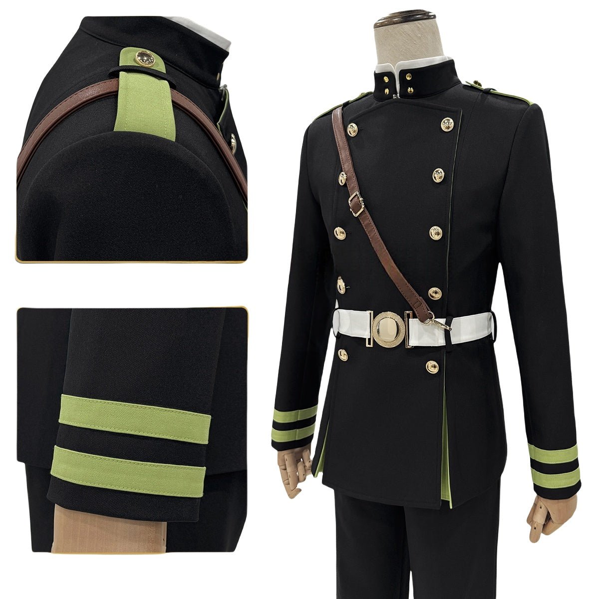 Seraph of the End Yuichiro Hyakuya Moon Demon Army Cosplay Costume - Anime Cosplay Outfit - Coscosmos