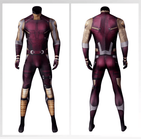 She - Hulk Daredevil Cosplay Costume Bodysuit Jumpsuit Marvel TV Series Official Cosplay Full Set - Coscosmos