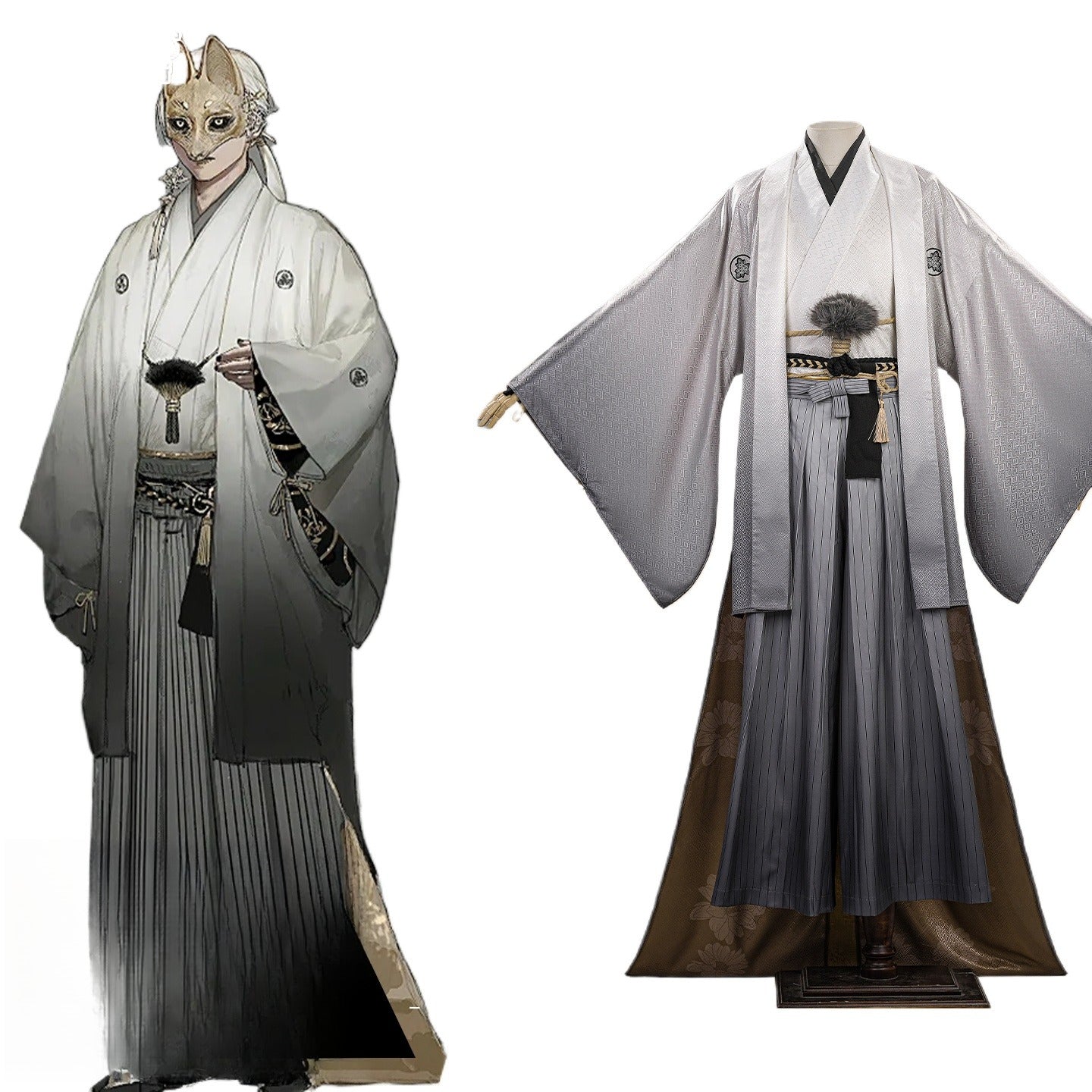 Silent Hill F Cosplay Costume - Tsukito Fukuro Fox Spirit Japanese Kimono Outfit - Coscosmos