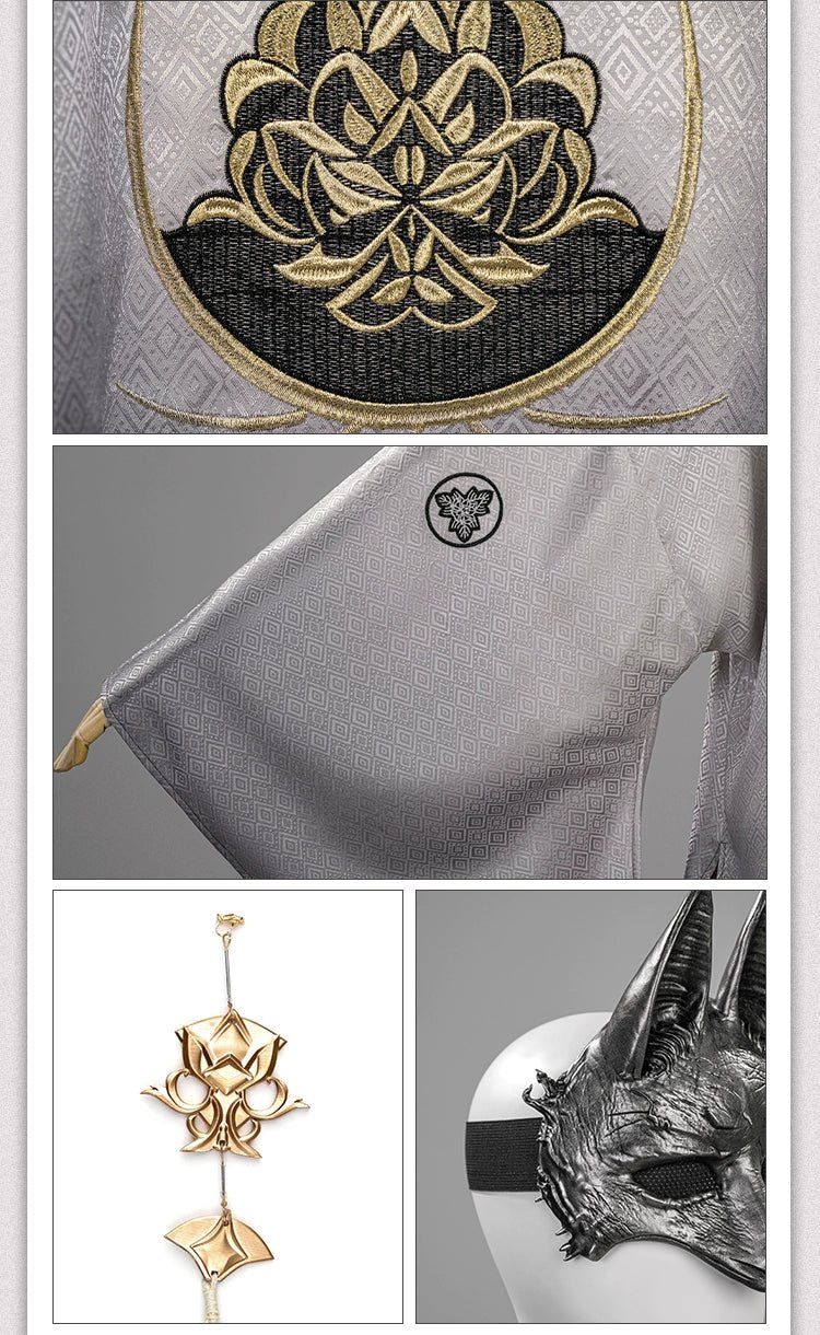 Silent Hill F Cosplay Costume - Tsukito Fukuro Fox Spirit Japanese Kimono Outfit - Coscosmos