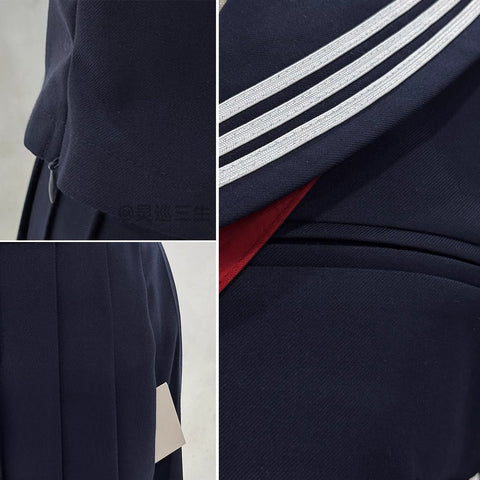 Silent Hill F Fukada Minako Cosplay Costume - Japanese School Uniform JK Outfit - Coscosmos