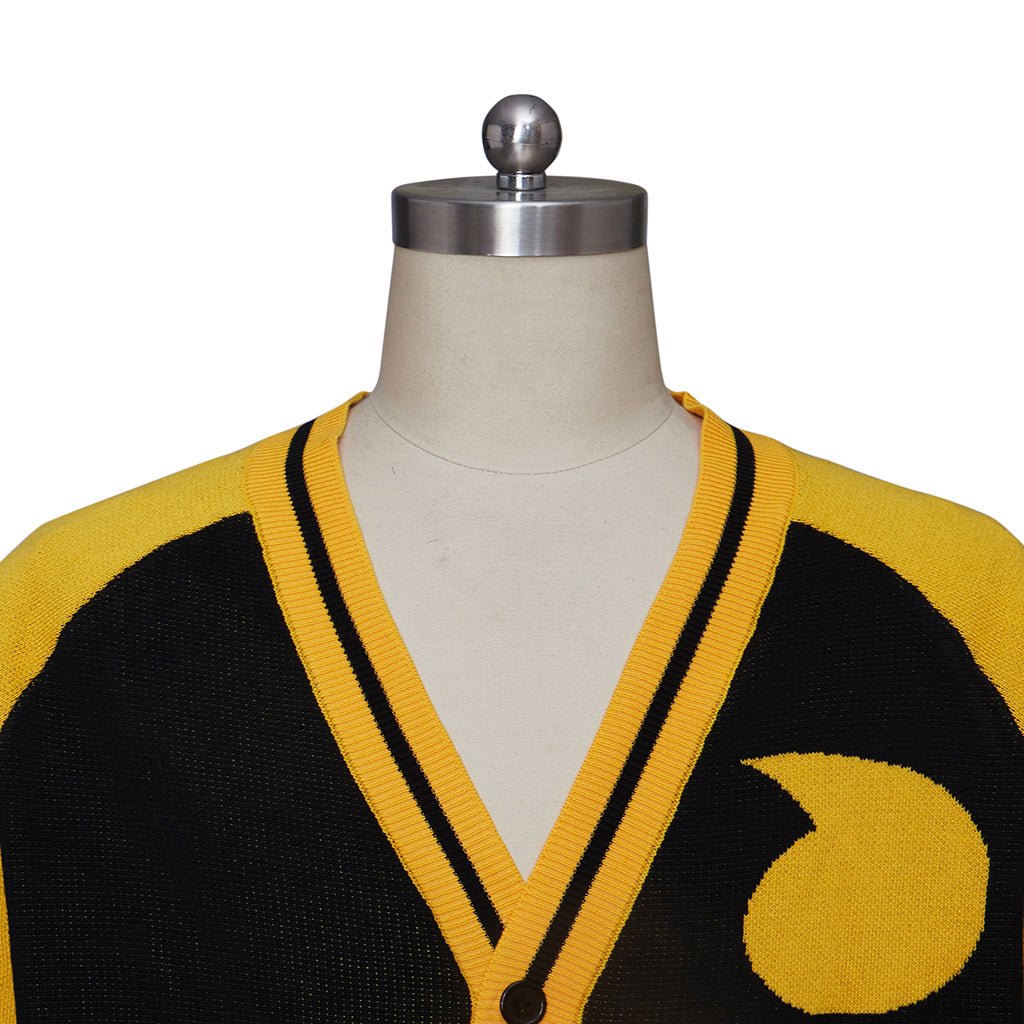 Soul Eater Death the Kid Yellow Sweater Cosplay Costume - Coscosmos