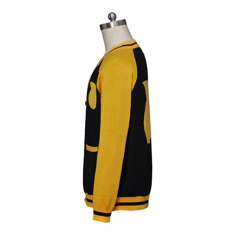Soul Eater Death the Kid Yellow Sweater Cosplay Costume - Coscosmos