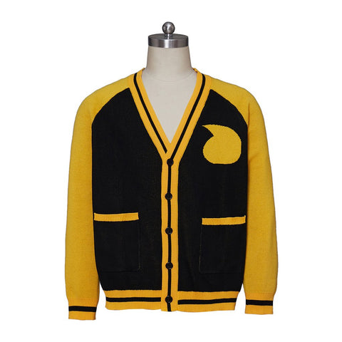 Soul Eater Death the Kid Yellow Sweater Cosplay Costume - Coscosmos