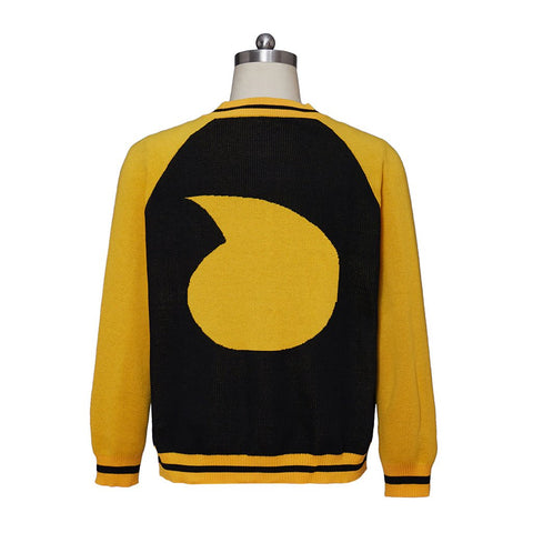 Soul Eater Death the Kid Yellow Sweater Cosplay Costume - Coscosmos