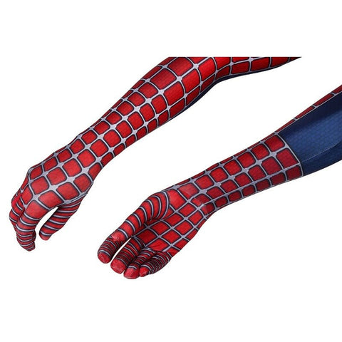 Spider - Man 2 Tobey Maguire Cosplay Costume Bodysuit Zentai Tight Jumpsuit - Coscosmos