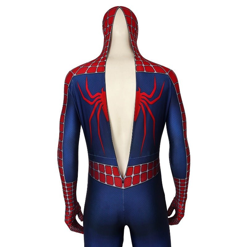 Spider - Man 2 Tobey Maguire Cosplay Costume Bodysuit Zentai Tight Jumpsuit - Coscosmos