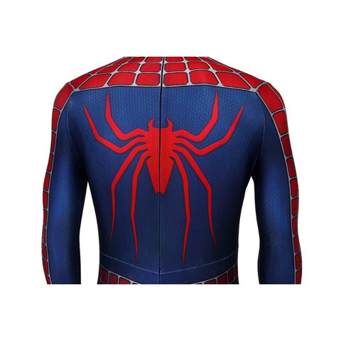 Spider - Man 2 Tobey Maguire Cosplay Costume Bodysuit Zentai Tight Jumpsuit - Coscosmos