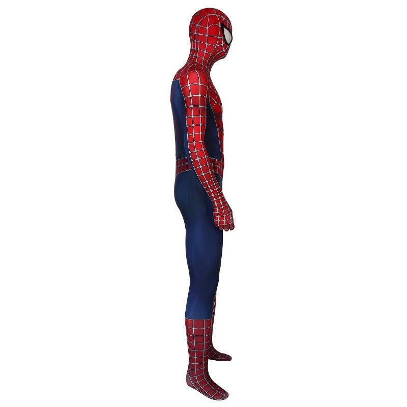 Spider - Man 2 Tobey Maguire Cosplay Costume Bodysuit Zentai Tight Jumpsuit - Coscosmos