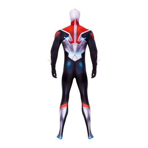 Spider - Man 2099 Miguel O'Hara Cosplay Bodysuit - Premium V2/V3 Men’s Costume Jumpsuit for Fans & Events - Coscosmos