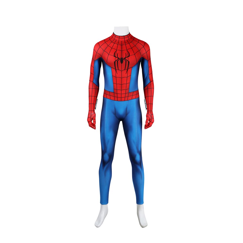 Spider - Man 4: Spider - Man: The New Day Peter Parker Suit* - Official Movie Spandex Costume - Coscosmos