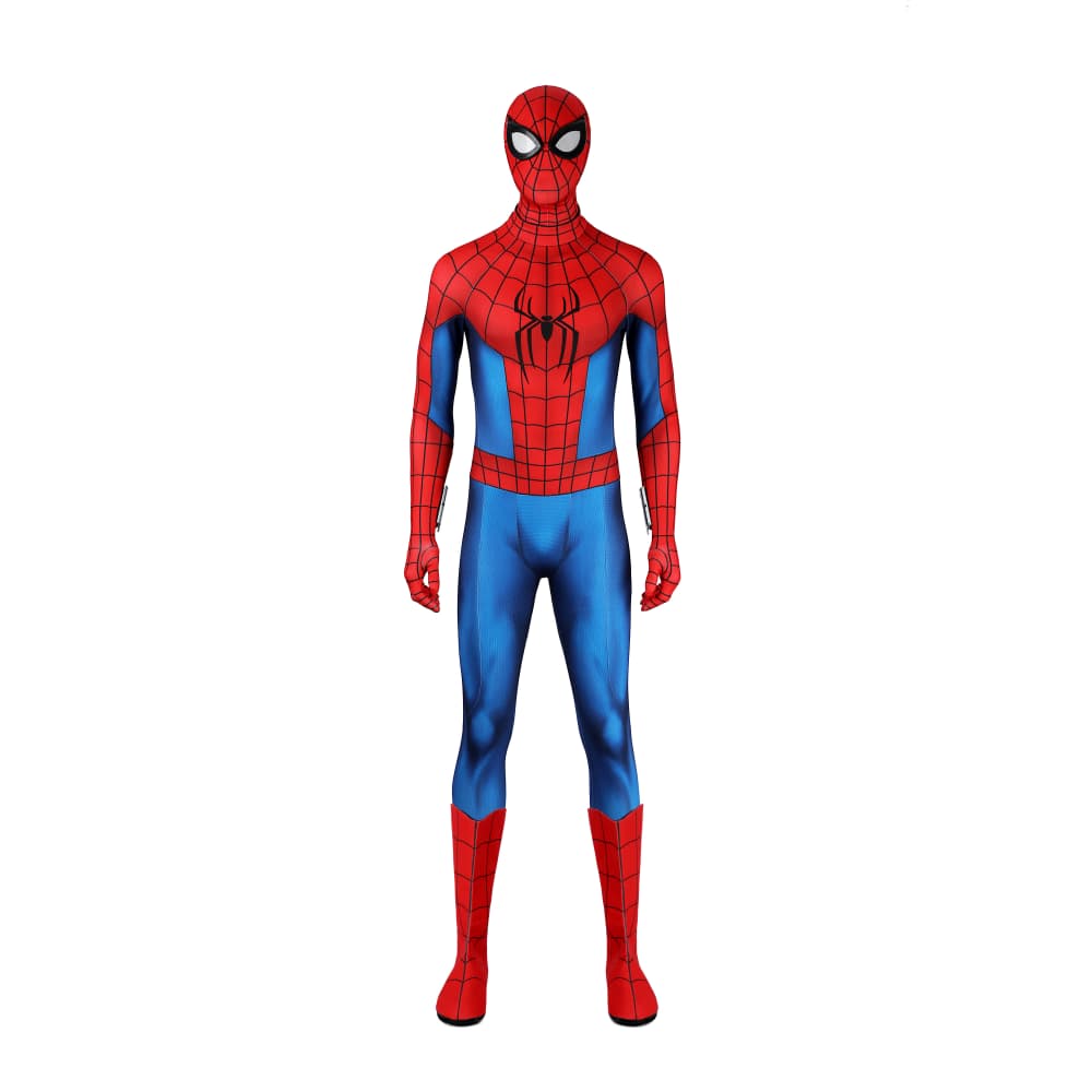 Spider - Man 4: Spider - Man: The New Day Peter Parker Suit* - Official Movie Spandex Costume - Coscosmos
