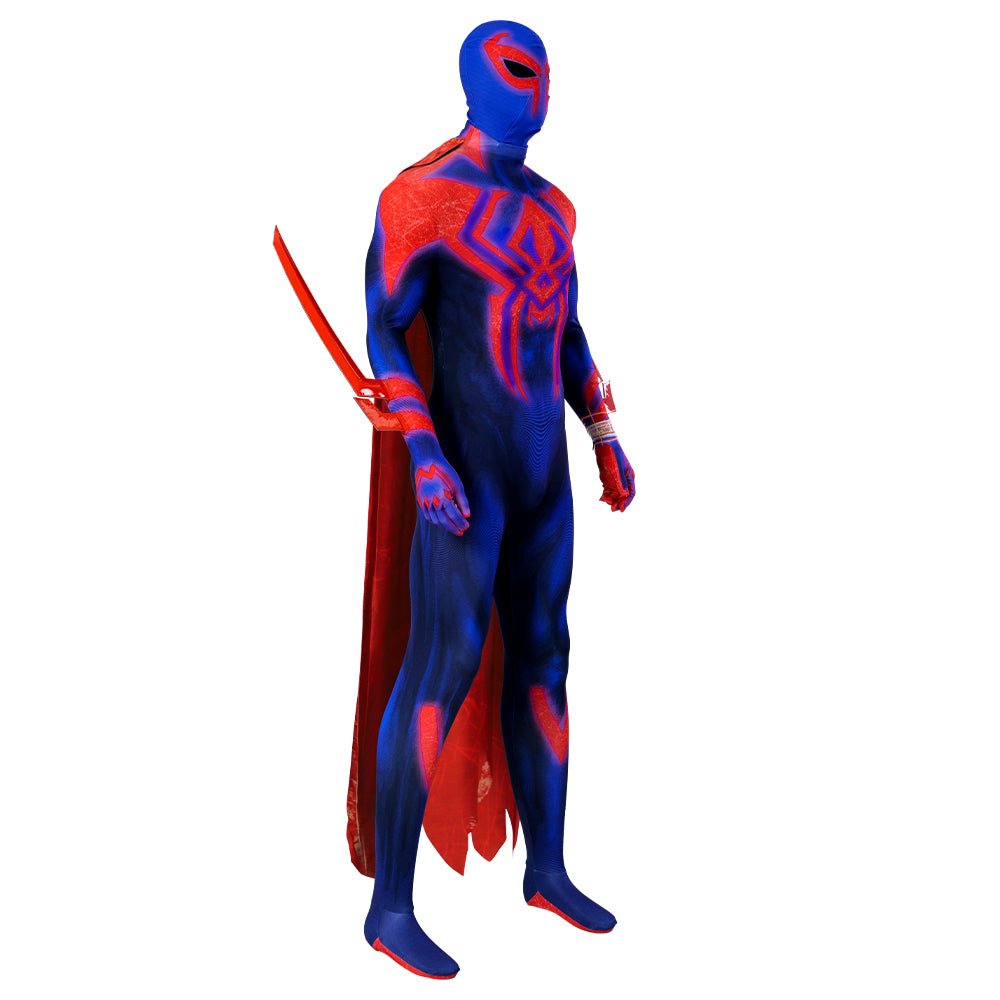 Spider - Man Across the Spider - Verse Cosplay Jumpsuit with Cloak - Coscosmos