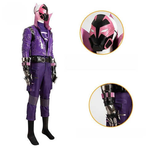 Spider - Man: Across the Spider - Verse Full Set, Marvel Movie Same Style Prowler Costume for Halloween Cosplay Party - Coscosmos