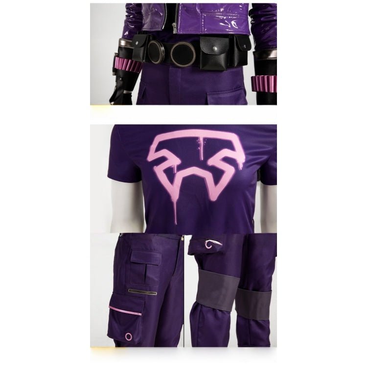 Spider - Man: Across the Spider - Verse Full Set, Marvel Movie Same Style Prowler Costume for Halloween Cosplay Party - Coscosmos