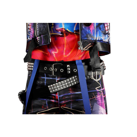 Spider - Man: Across the Spider - Verse - Spider - Punk Hobie Brown Cosplay Costume Full Set - Coscosmos