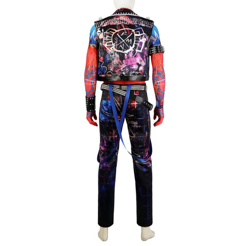 Spider - Man: Across the Spider - Verse - Spider - Punk Hobie Brown Cosplay Costume Full Set - Coscosmos
