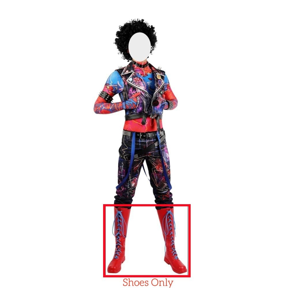 Spider-Man: Across the Spider-Verse - Spider-Punk Hobie Brown Cosplay Costume Full Set - Coscosmos