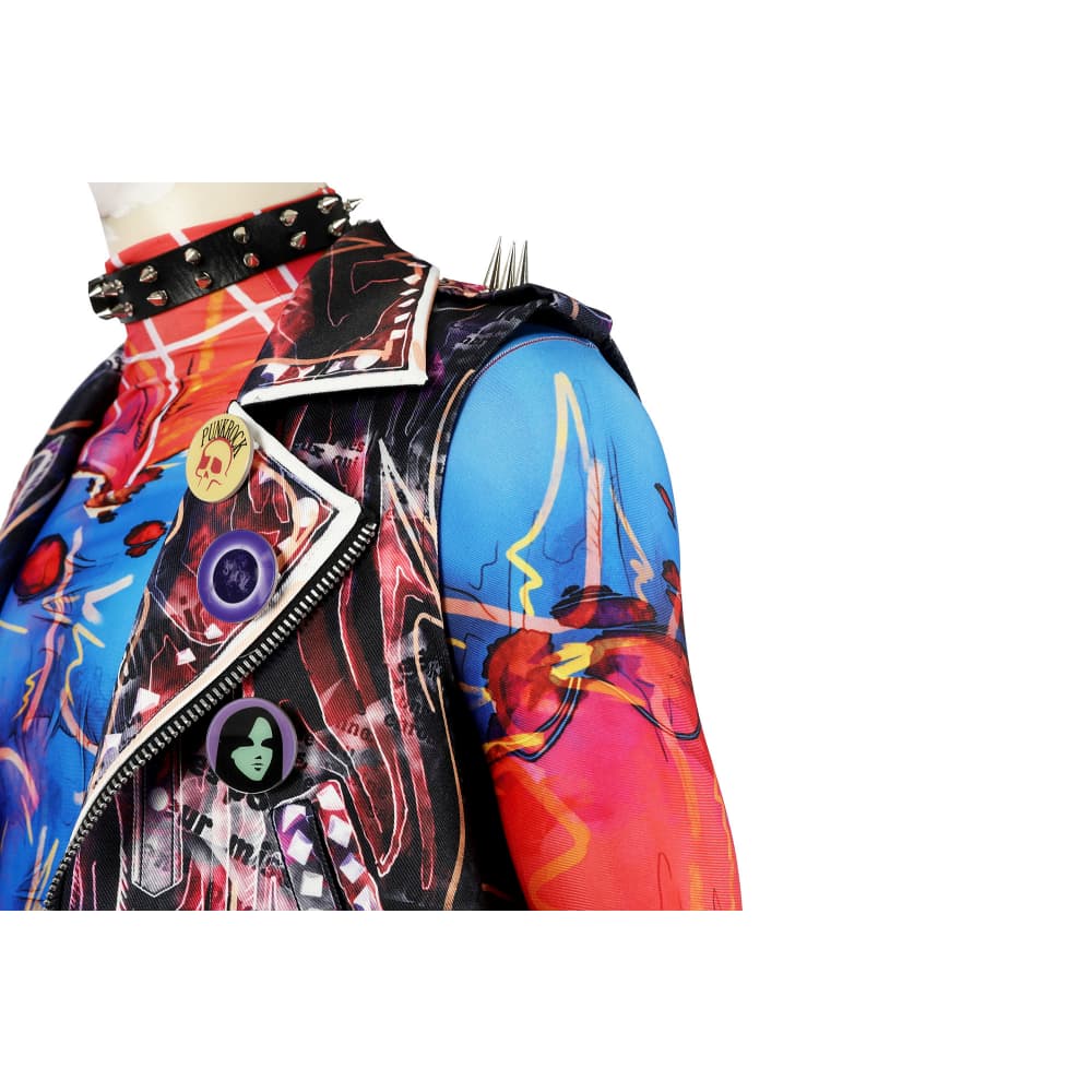 Spider - Man: Across the Spider - Verse - Spider - Punk Hobie Brown Cosplay Costume Full Set - Coscosmos
