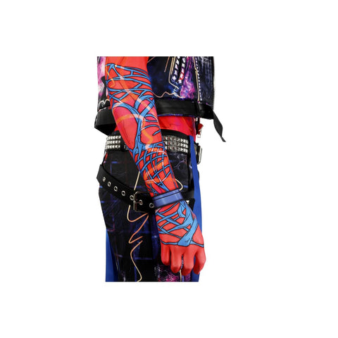 Spider - Man: Across the Spider - Verse - Spider - Punk Hobie Brown Cosplay Costume Full Set - Coscosmos