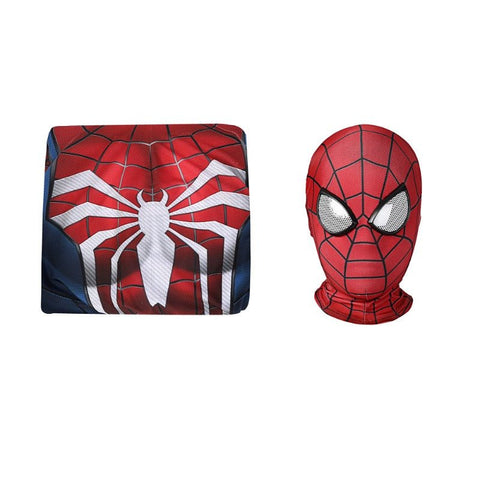 Spider - Man Game Peter Parker Printed Jumpsuit Kids Cosplay Costume Halloween - Coscosmos