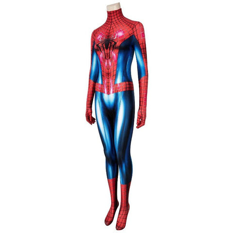 Spider - man Girl Cosplay Costume Tobey Maguire Edition Female Spiderman Suit - Coscosmos