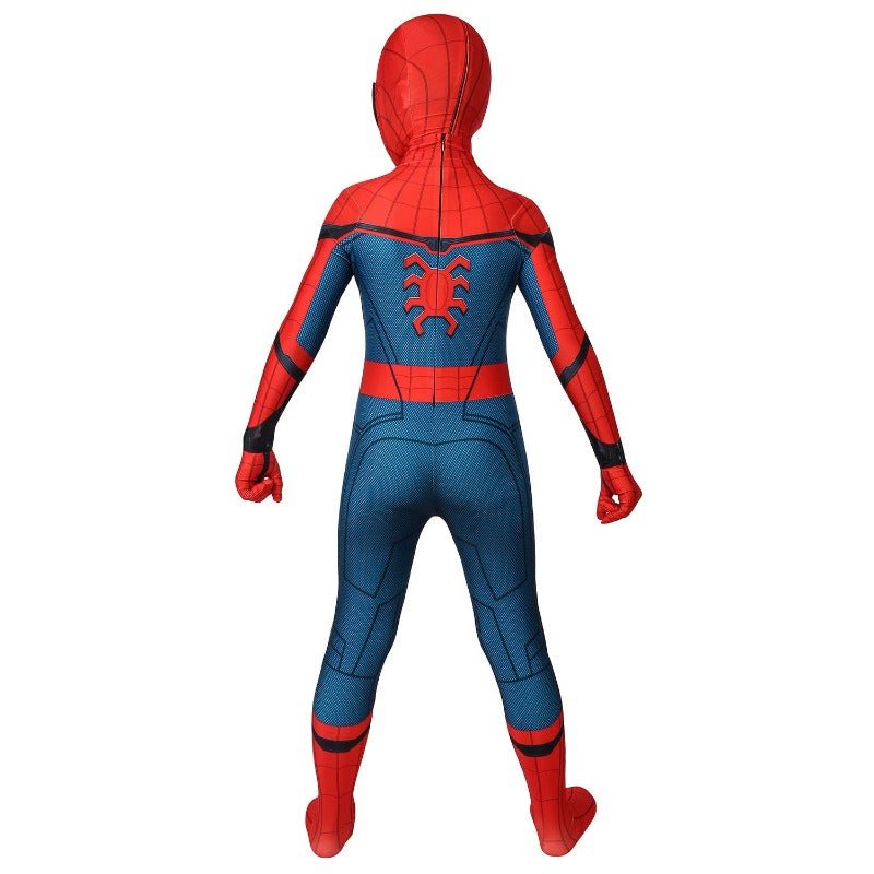 Spider - Man Homecoming Kids Jumpsuit Halloween Cosplay Costume - Coscosmos