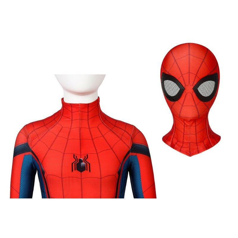 Spider - Man Homecoming Kids Jumpsuit Halloween Cosplay Costume - Coscosmos