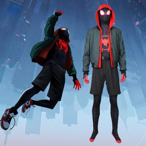 Spider-Man: Into the Spider-Verse Cosplay Costume for Men - Coscosmos