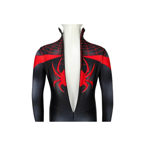 Spider - Man Miles Morales Kids Cosplay Costume Jumpsuit - Coscosmos