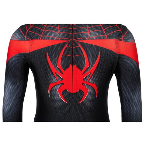 Spider - Man Miles Morales Kids Cosplay Costume Jumpsuit - Coscosmos