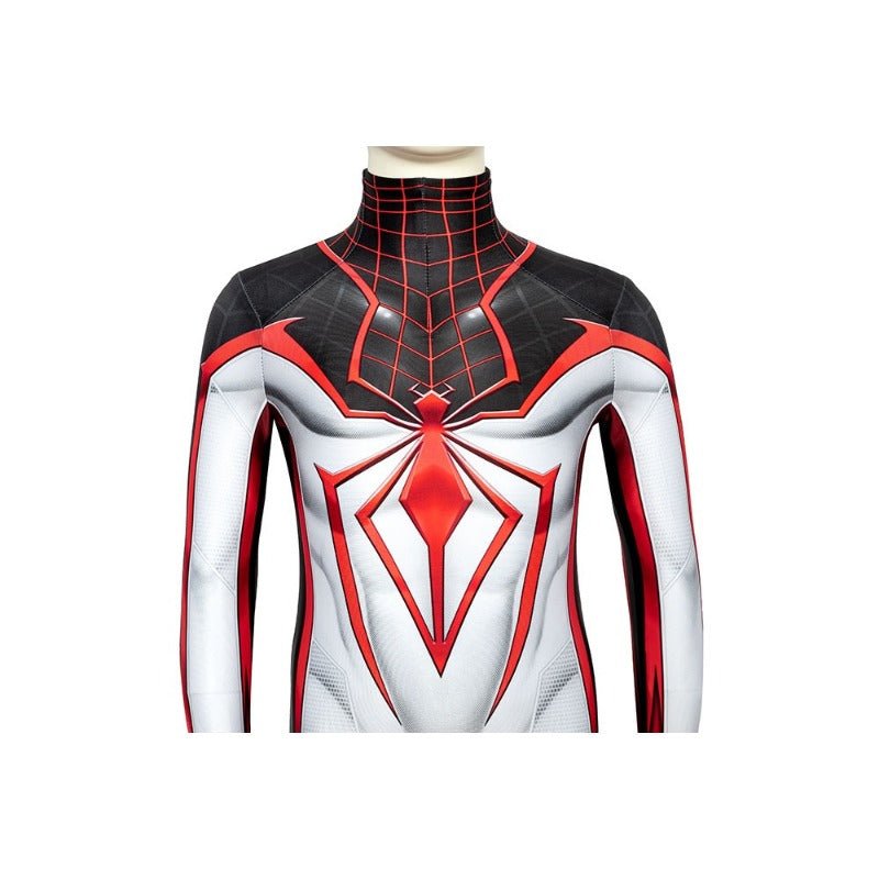 Spider - Man Miles Morales T.R.A.C.K. Suit Kids Jumpsuit Cosplay Costume - Coscosmos