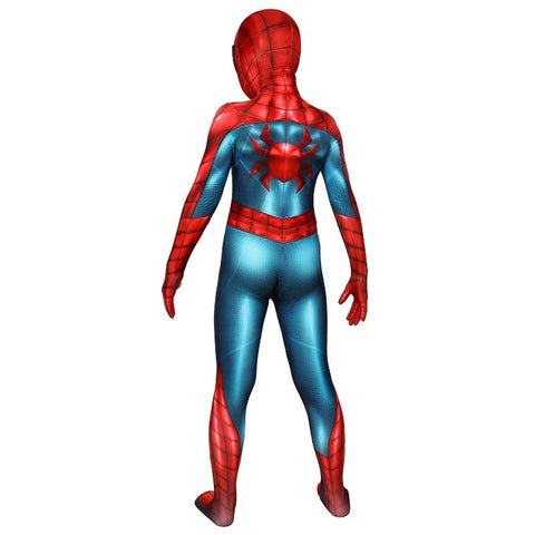 Spider - Man PS4 Armour - MK IV Cosplay Costume Bodysuit Jumpsuit for Kids - Child Gift - Coscosmos