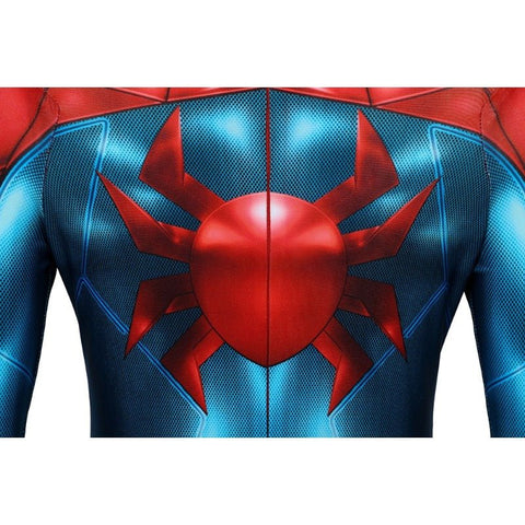 Spider - Man PS4 Armour - MK IV Cosplay Costume Bodysuit Jumpsuit for Kids - Child Gift - Coscosmos