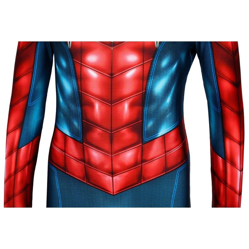 Spider - Man PS4 Armour - MK IV Cosplay Costume Bodysuit Jumpsuit for Kids - Child Gift - Coscosmos