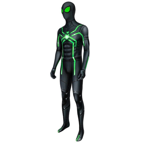 Spider Man Stealth Big Time Suit PS4 Spiderman Bodysuit Game Cosplay Costume - Coscosmos