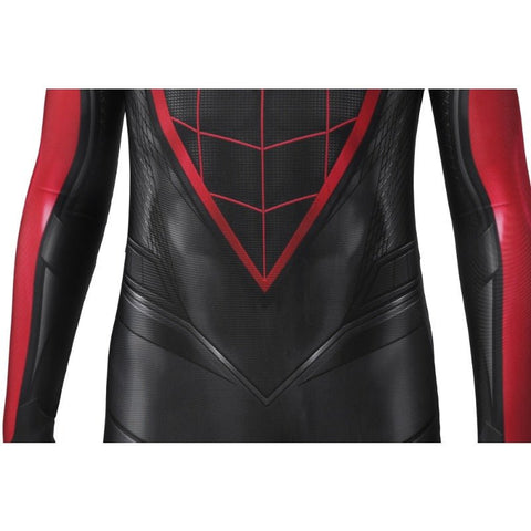 Spiderman PS5 Miles Morales Kids Jumpsuit Cosplay Costume - Coscosmos