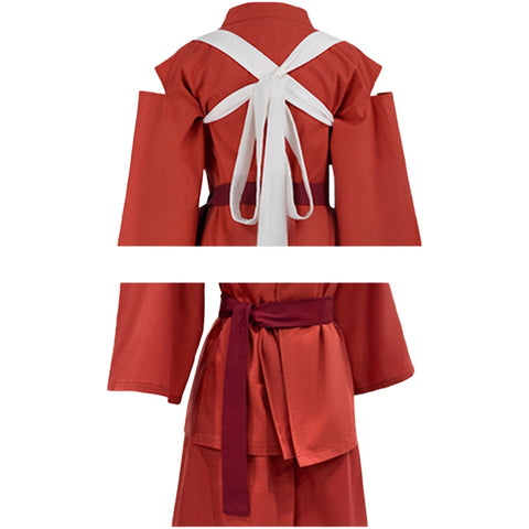 Spirited Away Chihiro Ogino Kamuyi Official Cosplay Costume Outfit Set - Coscosmos
