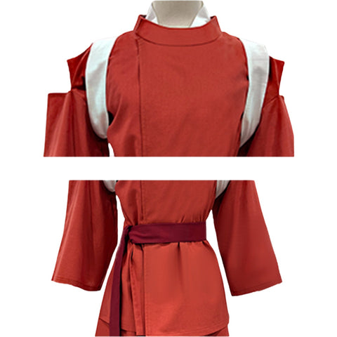 Spirited Away Chihiro Ogino Kamuyi Official Cosplay Costume Outfit Set - Coscosmos