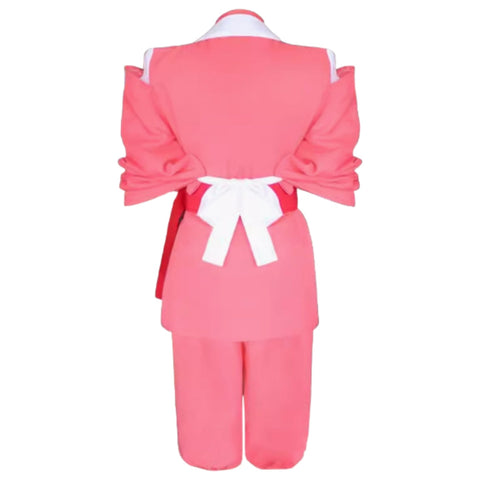 Spirited Away Chihiro Ogino Pink Kimono Cosplay Costume Outfit - Coscosmos