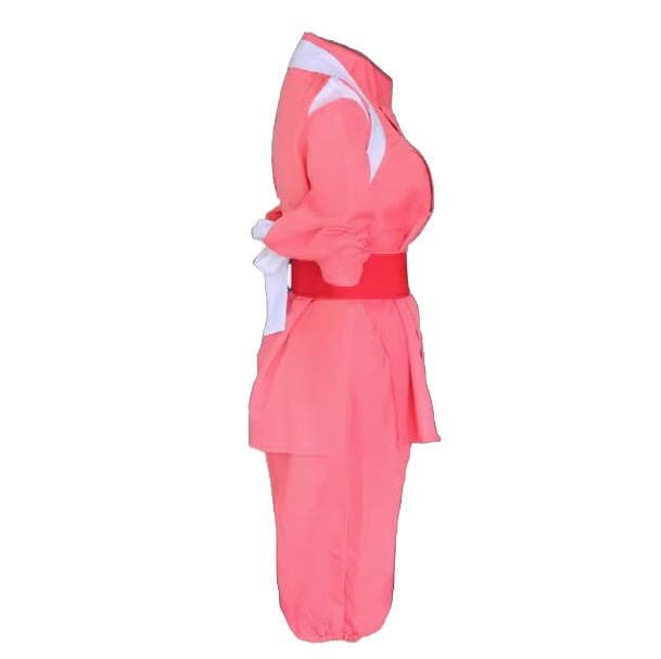Spirited Away Chihiro Ogino Pink Kimono Cosplay Costume Outfit - Coscosmos