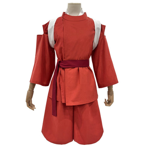 Spirited Away Sen to Chihiro no Kamikakushi Cosplay Cotton - Linen Chihiro Costume - Coscosmos