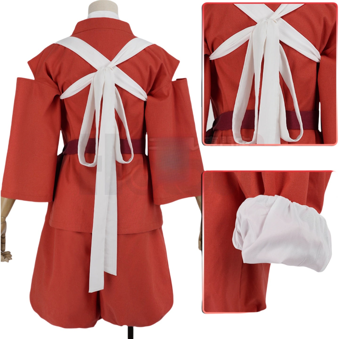 Spirited Away Sen to Chihiro no Kamikakushi Cosplay Cotton - Linen Chihiro Costume - Coscosmos