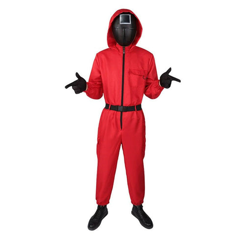 Squid Game Halloween Cosplay Jumpsuit – Adult Role - Playing Costume - Coscosmos