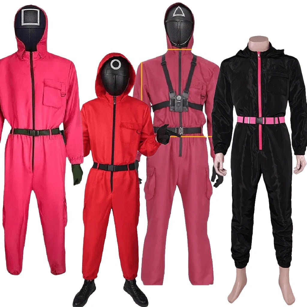 Squid Game Halloween Cosplay Jumpsuit – Adult Role - Playing Costume - Coscosmos