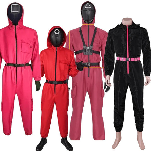 Squid Game Halloween Cosplay Jumpsuit – Adult Role - Playing Costume - Coscosmos