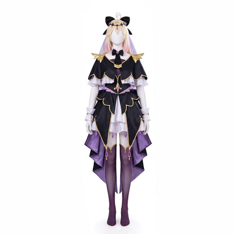 Star Detective Precure! Luluka Moria Cure Arcana Shadow Cosplay Costume - Coscosmos